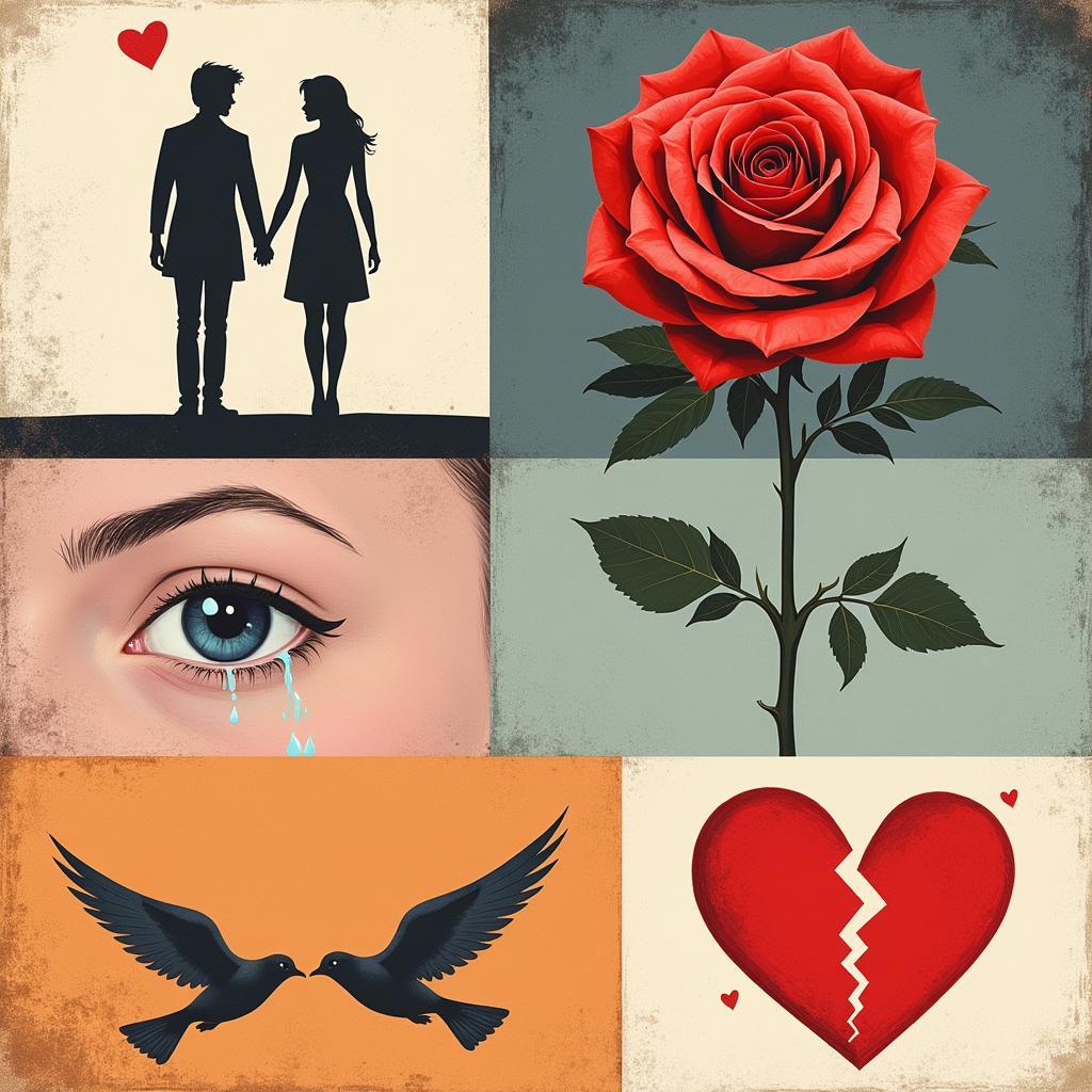 Various themes depicted in short love shayari