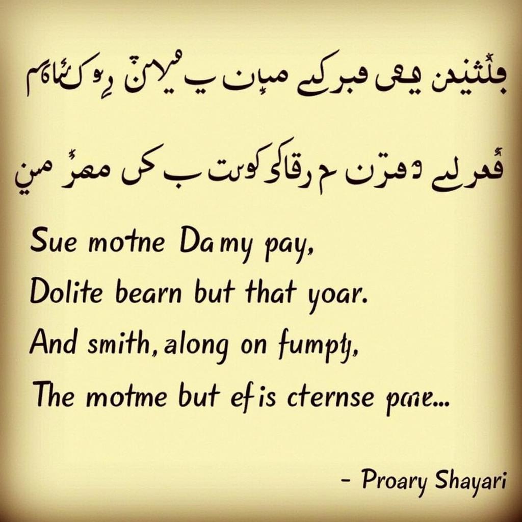 Shayari as a timeless expression of love for mothers