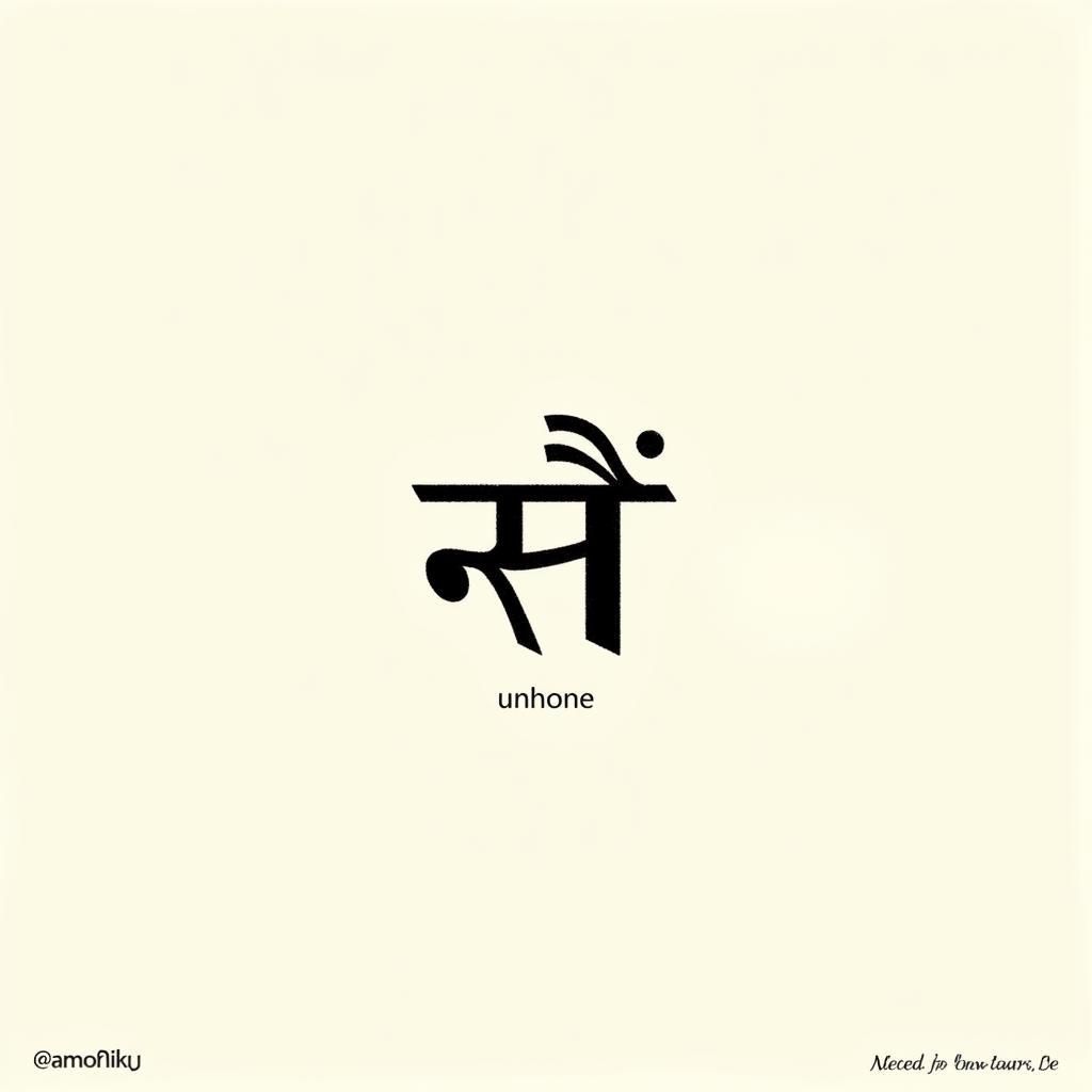 Unhone Spelling in Hindi